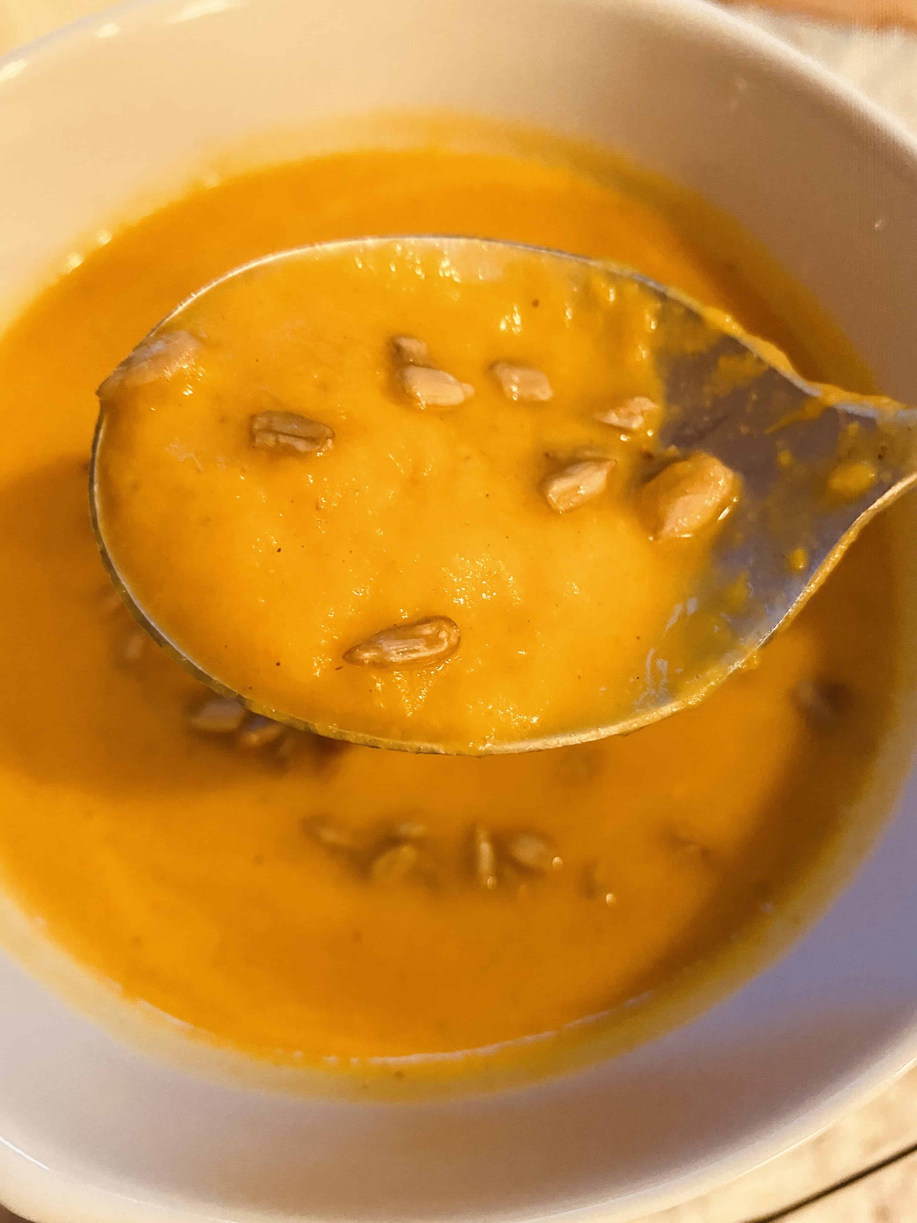 butternut squash soup spoon