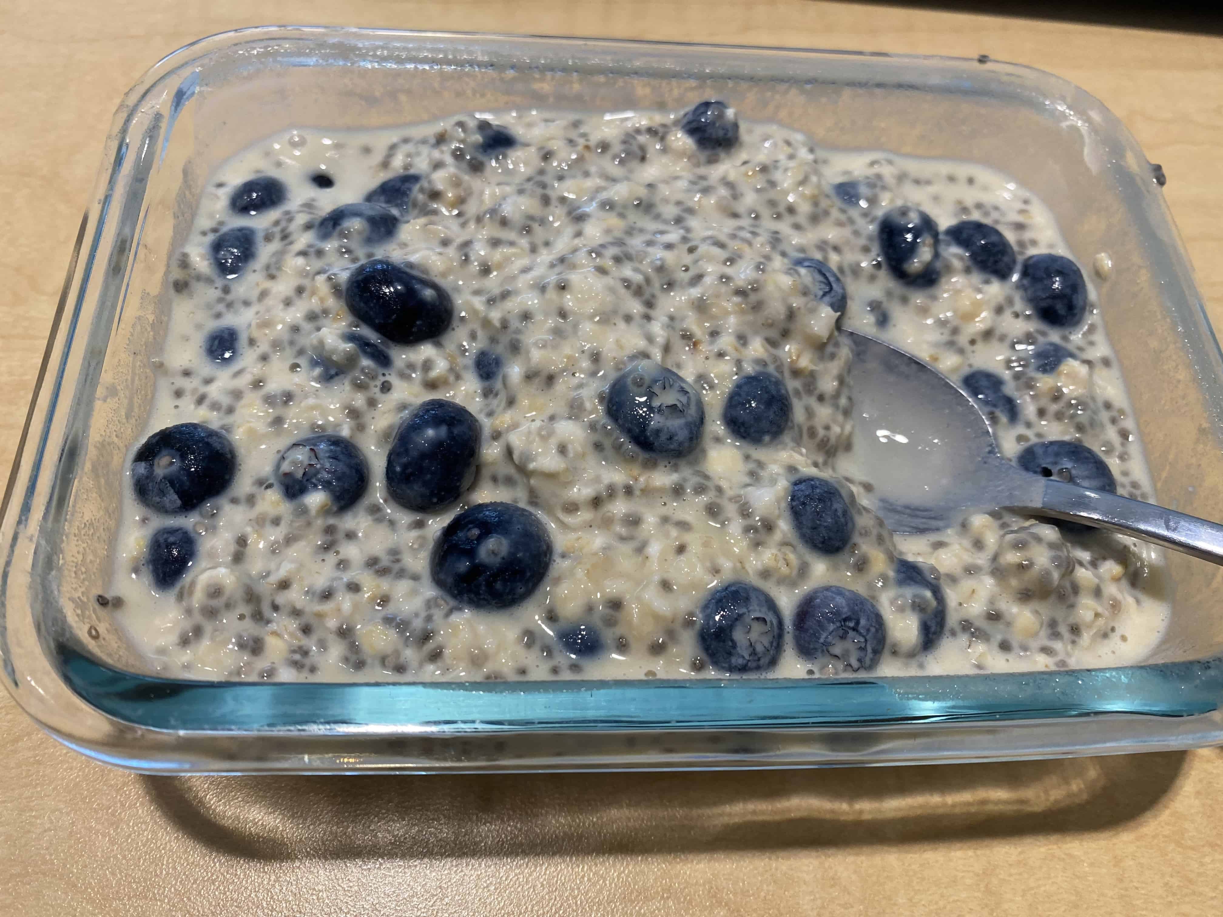 blueberry overnight oats